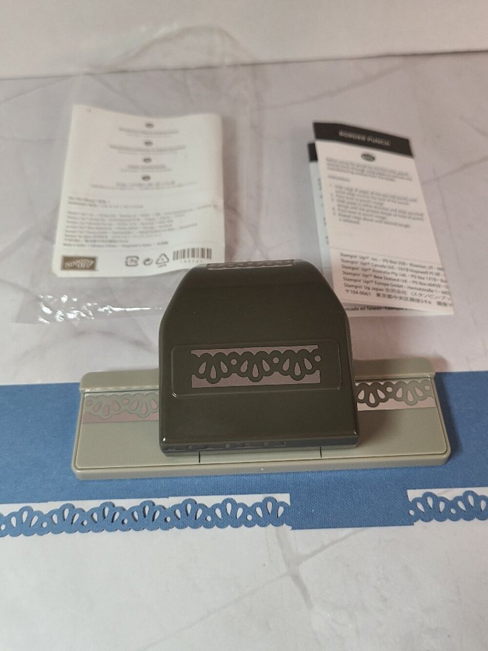 Stampin Up Punch Decorative Ribbon Border